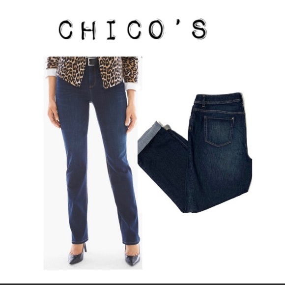 chicos straight leg jeans